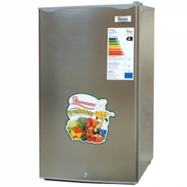 MIKA FRIDGE 175L Line Silver Dark Single door MRDCS175LSD (MRDCS190LSD)