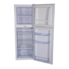 Mika Fridge MRDCD75DS Refrigerator, 138L, Direct Cool, Double Door, Dark Silver in Kenya – Open