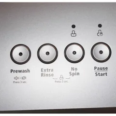 Ramtons Washing Machine RW/145-Front Load Fully Automatic Washer 1200 RPM, 6Kg - Silver in Kenya – Side