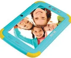A-Tab Kids Tablet A9+ 16GB 2GB RAM Dual Sim-Free Power Bank,3D Google Glasses – Side
