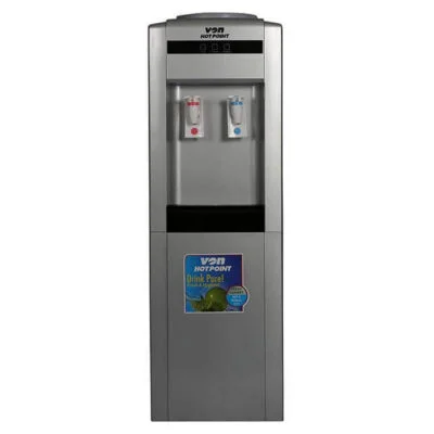 Von HotVon Hotpoint Water Dispenser VADA2110S point HWDZ2010SB/VADA2110S Water Dispenser Hot & Normal F/S W/Cabinet - Silver/Black