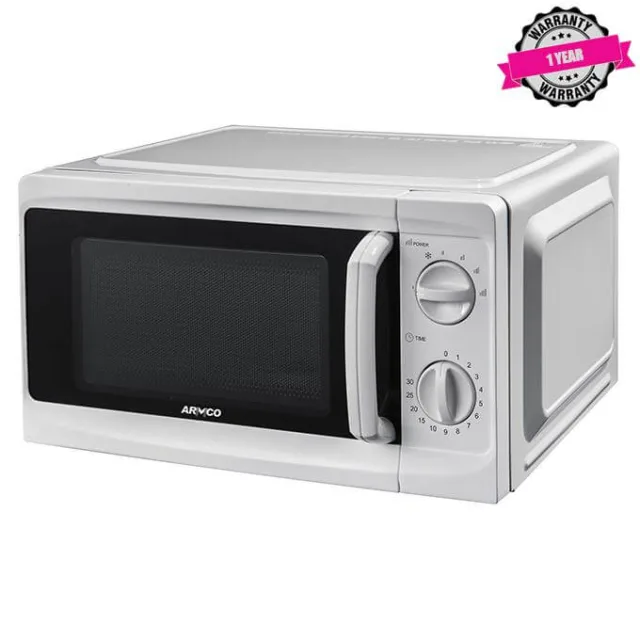 ARMCO Microwave AM-MS2023(WW) 20L Manual Microwave Oven, 700W, White in Kenya