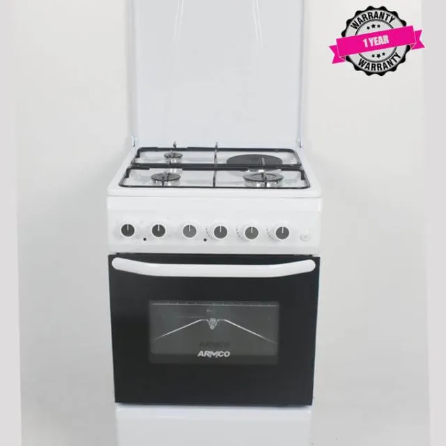 ARMCO Standing cooker GC-F5531PX(W) 3gas ,1 electric standing cooker