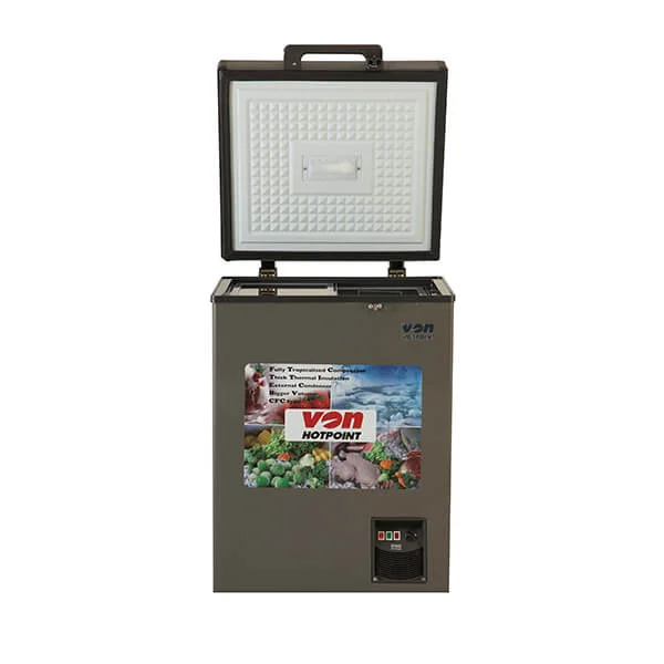 Hotpoint Von VAFC12DUS Showcase Freezer Grey