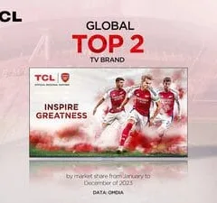 TCL 75V6C 75 inch 4K UHD Smart TV HDR10 Google TV Dolby Audio Voice control 2025 Model – Back