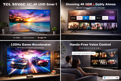 TCL 55V6C 55 Inch 4K UHD