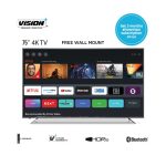 Vision Plus 75″ inch Smart TV VP8875KV