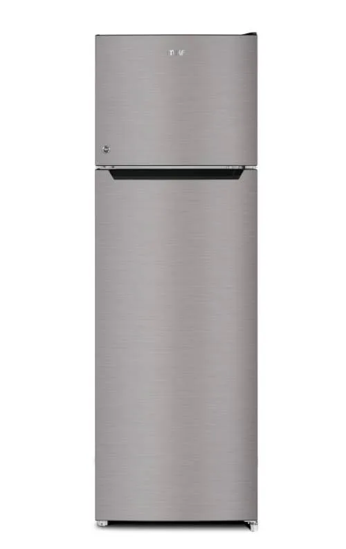MIKA FRIDGE 168L 2 Door Line Silver Dark MRDCD168LSD(MRDCD95LSD)
