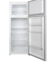 MIKA FRIDGE 211L 2 Door Line Silver Dark MRDCD211LSD(MRDCD105LSD) – Open