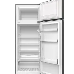 MIKA FRIDGE  211L MRDCD211XDM(MRDCD105XDM), 2 Door Inox Dark Matt – Open