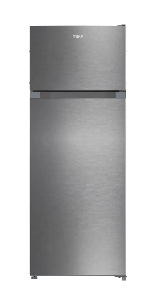 MIKA FRIDGE 211L 2 Door Inox Line Brush MRDCD211XLB(MRDCD105XLB)