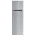 MIKA Fridge 261L 2 Door Top Mount Freezer Defrost (Direct Cool) Line Silver Dark
