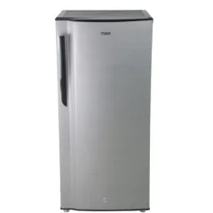 MIKA FRIDGE 175L Line Silver Dark Single door MRDCS175LSD (MRDCS190LSD) – Front