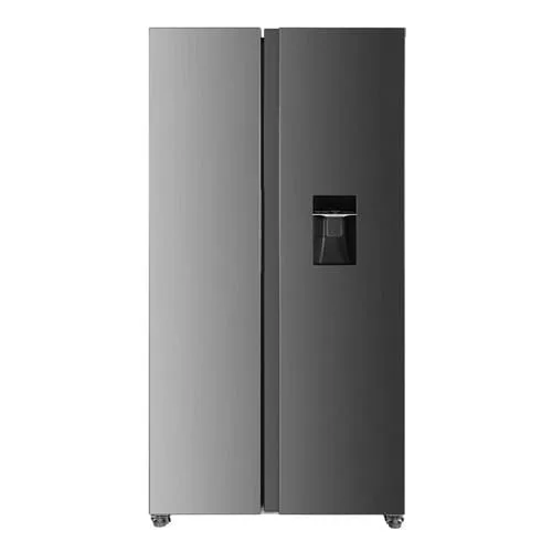 MIKA FRIDGE 529L 2 Door Side By Side Inox Line Brush MRNF2DW529XLBV