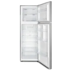 MIKA FRIDGE 334L 2 Door Inox Line Brush  MRNF334XLBV – Open