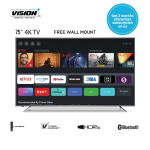 Vision Plus 75″ inch Smart TV VP8875KV