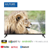 Ailyons 55 inch Smart Android 4K TV UHD Bluetooth Frameless YouTube & Netflix