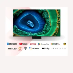 TCL 75C855 75 inch QD-Mini LED TV 3,300 nits ONKYO 2.1 144Hz IMAX Enhance (C855) – Front