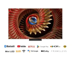 TCL 75C8K 75 inch 2025 Premium QD-MiniLED TV – Front