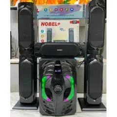 Nobel Plus NB-2070 5.1ch Subwoofer 55,000W PMPO Bluetooth Multimedia Speaker System Price in Kenya – Powerful Surround Sound – Back