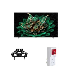 TCL 85C7K 85 Inch QD‑MiniLED Smart TV Bundle Package – Brilliant 4K HDR – Front