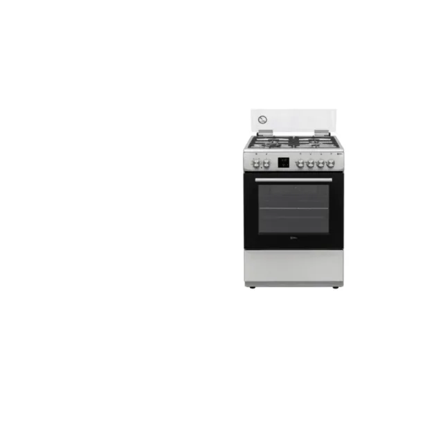 SCL FREE-STANDING COOKER 3 GAS BURNERS AND 1 WOX BURNER SCL-FC664SI