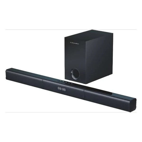 Electromate SB01 Soundbar Speaker Kenya – Powerful Bass Home Audio System with Wired Subwoofer