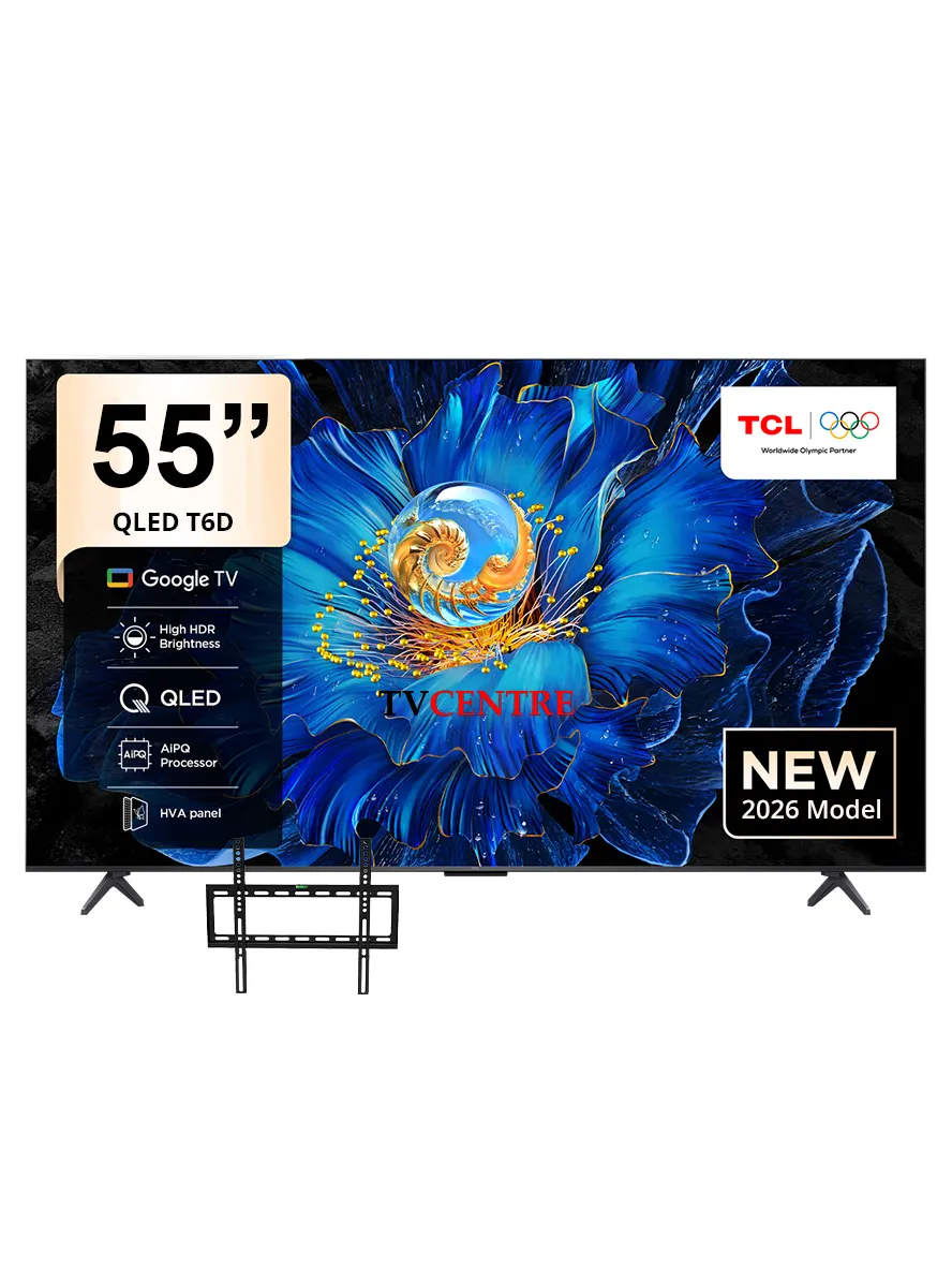 TCL 55T6D QLED 4K HDR Smart Google TV 55 Inch (2026 Model) Price in Kenya 1 call 0711477775 or 0711114001 TCL 55T6D QLED 4K HDR Smart Google TV 55 Inch (2026 Model) Price in Kenya