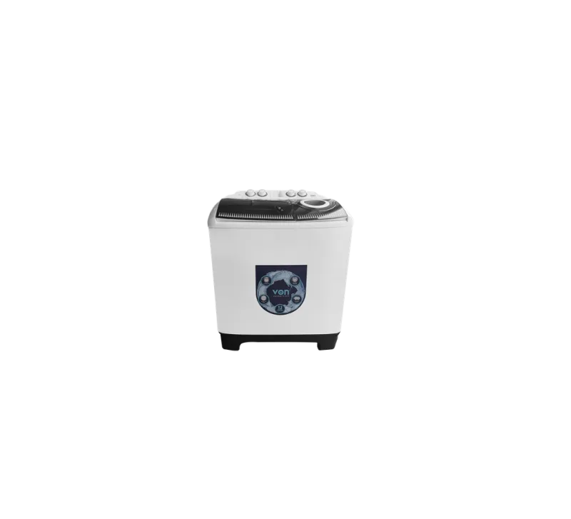 VON VWM-13TALK Twin Tub Washing Machine 13KG – Front