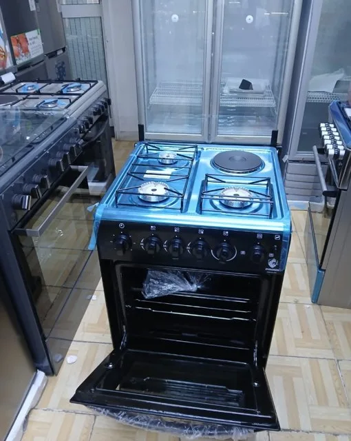 Eurochef EURO55-3G1EE Oven Free Stand Glass Top Cooker Rotisserie 60L Price in Kenya