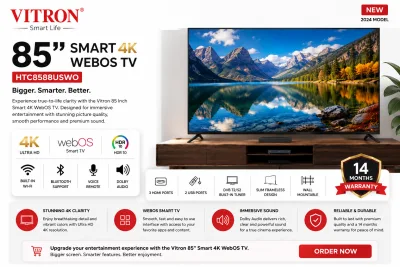 Vitron 85 Inch Smart 4K WebOS TV