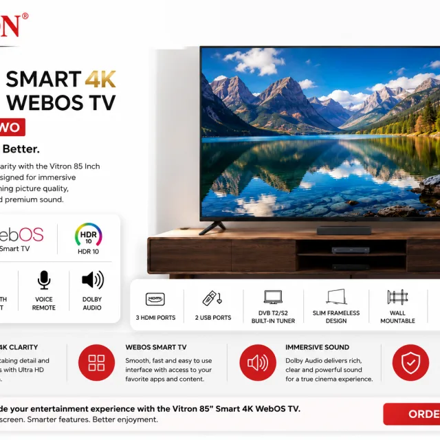 Vitron 85 Inch Smart 4K WebOS TV HTC8588USWO Price in Kenya 9 call 0711477775 or 0711114001 Vitron 85 Inch Smart 4K WebOS TV HTC8588USWO Price in Kenya