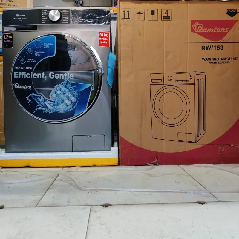 Ramtons Front Load Fully Automatic 12KG WASH AND SPIN 1400RPM - RW153 PRICE IN KENYA – Open